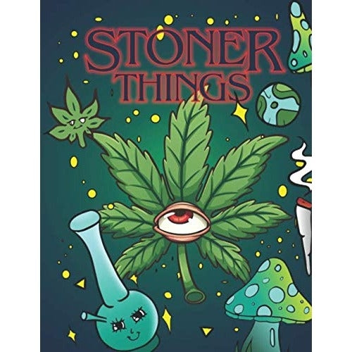 Stoner Things Adult Colouring Book Amazon
