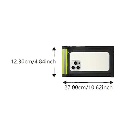 Faraday Pouch w/ Reflective Strip- Sml Temu