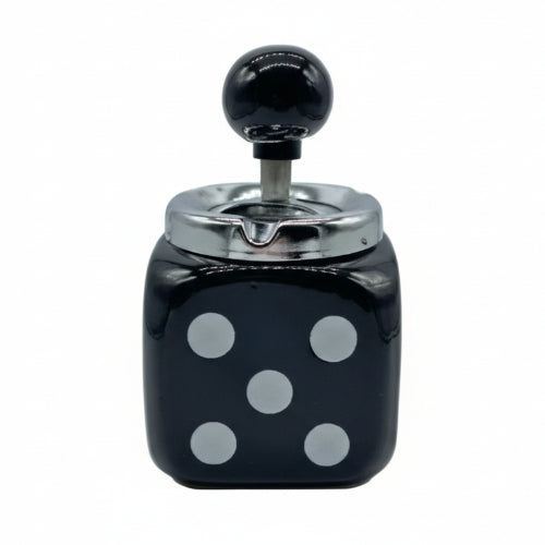 Ceramic Black Dice Ashtray Trio Trading