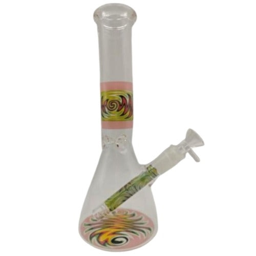 WigWag Beaker (25cm)- Pink Xu Bongs