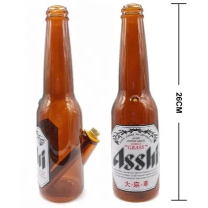 Asshi Beer Bottle Pipe (26cm) Trio Trading